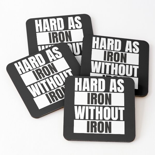 Item preview, funny calisthenics street workout Fitness Gym Hard as Iron designed and sold by gloryandbliss.