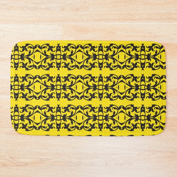 Item preview, The Palace Pattern in Yellow and Black Design 479 designed and sold by Artnigel.