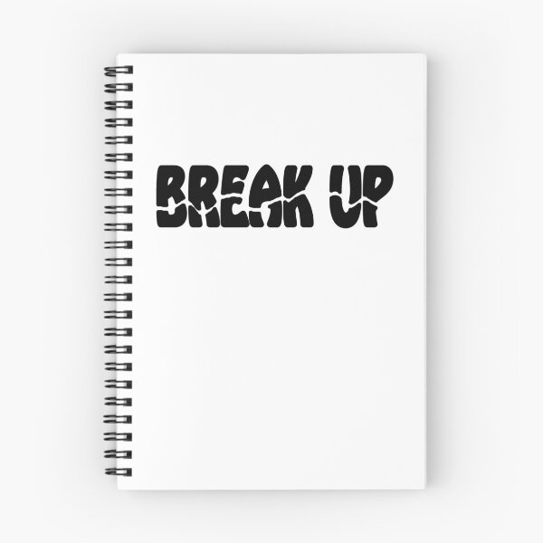 Item preview, Break Up cracked black typography designed and sold by Roy Store.