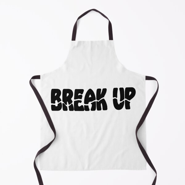 Item preview, Break Up cracked black typography designed and sold by Roy Store.