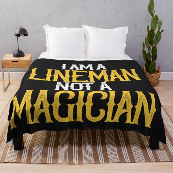 Item preview, I am A Lineman Not A Magician designed and sold by TeesYouWant.