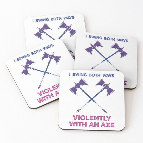 Item preview, I Swing Both Way Violently With An Axe LGBTQ+ designed and sold by Maxartdesigns.