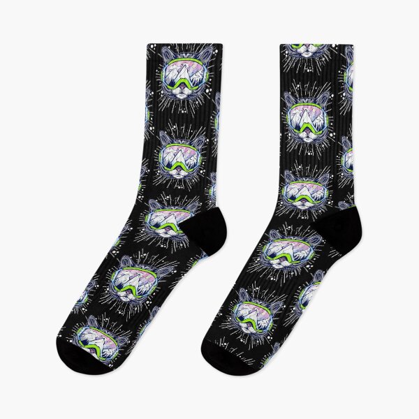 Item preview, Ski cat ski cat saying t-shirt design for women, men and boys and girls designed and sold by Momentfaenger.