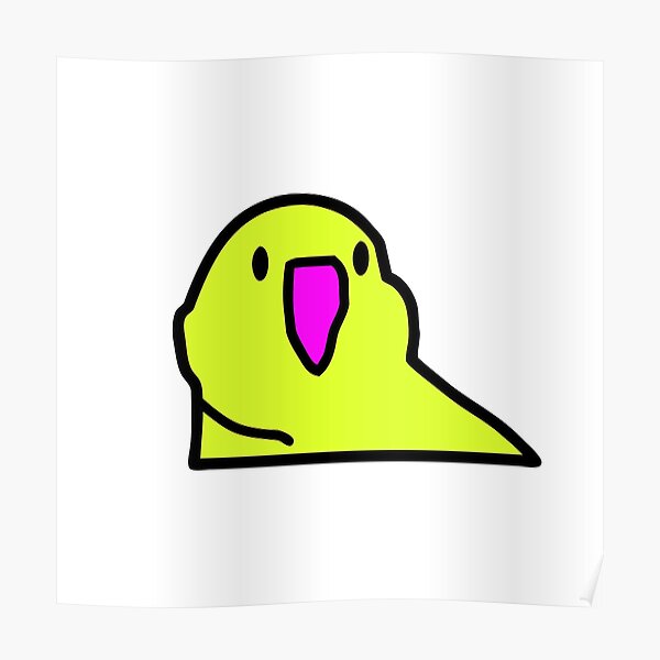 Party Parrot Posters Redbubble