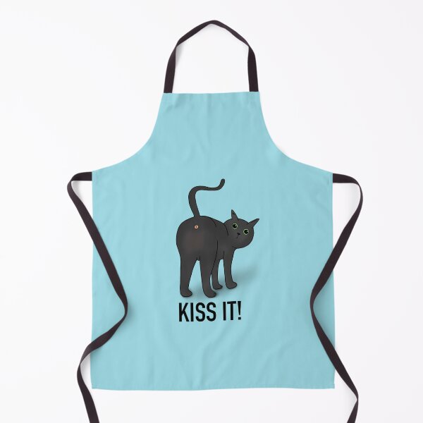 Item preview, Kiss It! - Cat Butt - Blue designed and sold by Kittys-Art.
