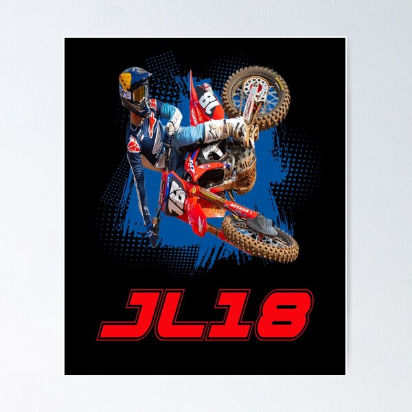 Artikel-Vorschau von Jett JL18 Lawrence Motocross-Legende Dirtbike Champion 18 Geschenk Design 2021 2022, designt und verkauft von JohnyyBrap.