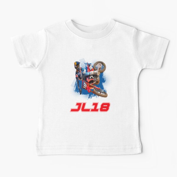 Jett JL18 Lawrence Motocross Legende Dirt Bike Champion 18 Geschenk Design 2021 2022 Baby T-Shirt