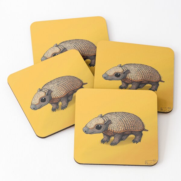 Item preview, Armadillo peludo grande / Peludo Design designed and sold by NicoEttlinArt.