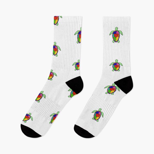 Item preview, Rainbow heart seaturtle designed and sold by G & R.