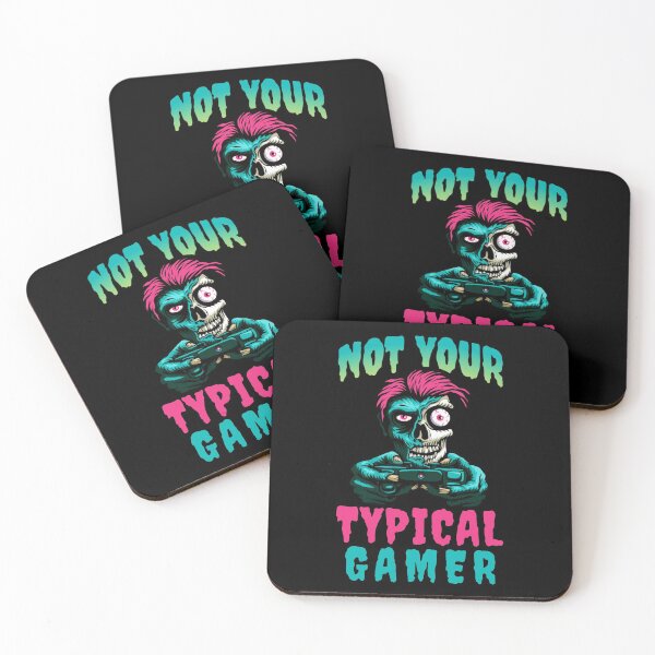 Item preview, Not Your TYPICAL GAMER Zombie Design designed and sold by LevelUpMerch.