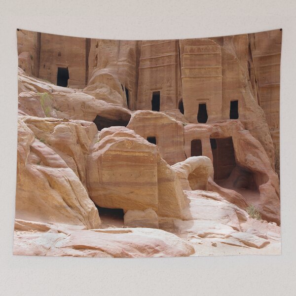 Item preview, Rock caves in Petra designed and sold by frankuffmann.