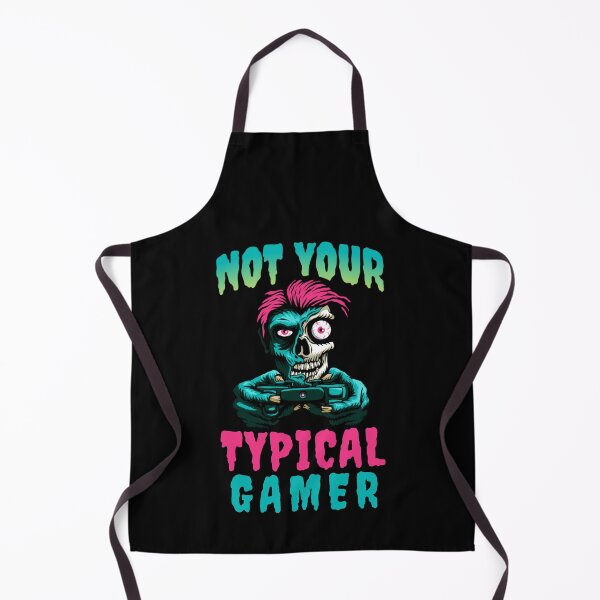 Item preview, Not Your TYPICAL GAMER Zombie Design designed and sold by LevelUpMerch.