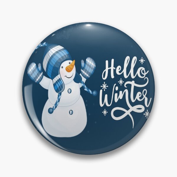 Item preview, Snowman Hello Winter designed and sold by sasijaya.