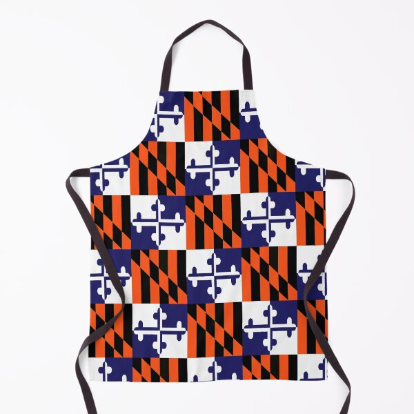 Item preview, Maryland State Flag Art Design Banner Repeating Pattern Baseball Orange Football Purple designed and sold by Draculaura2009.