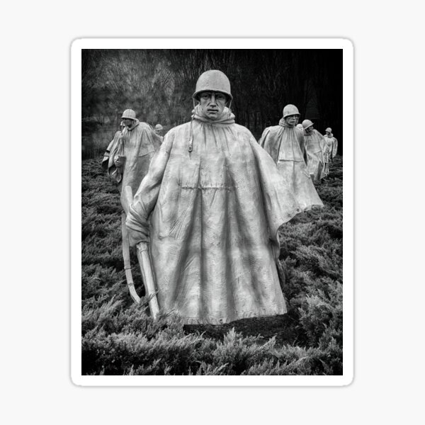 Korean War Memorial Sticker