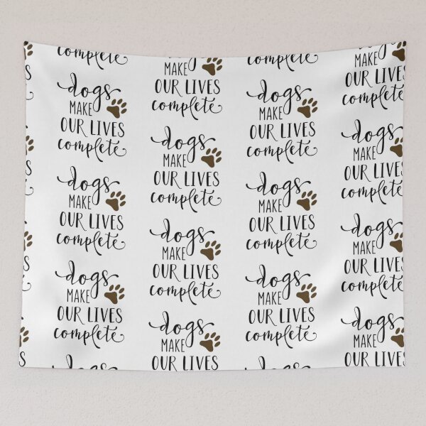 Item preview, dogs make our lives complete designed and sold by hamdellah.