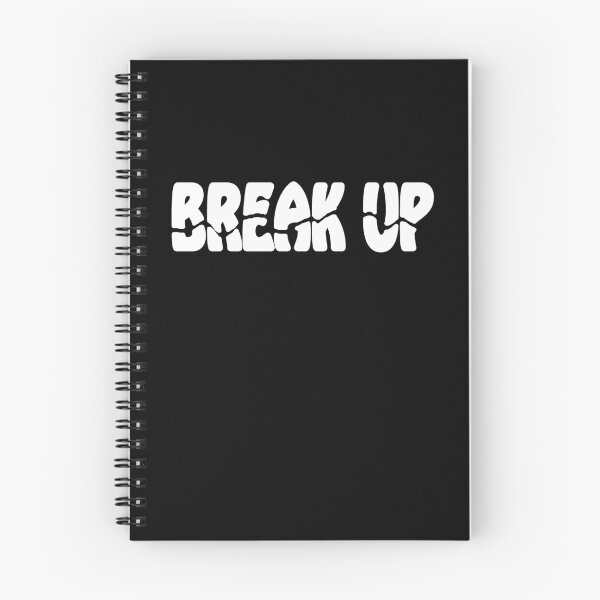 Item preview, Break Up cracked white typography designed and sold by Roy Store.