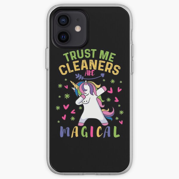 Cute Cleaner Gifts - A Magical Gift - Dabbing Unicorn Pastel iPhone Soft Case