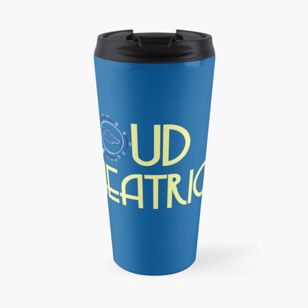 Cloud Theatrics Text Logo (Yellow) Travel Mug