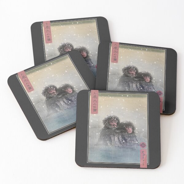 Item preview, Ukiyo-e Snow Monkeys designed and sold by Pixato.