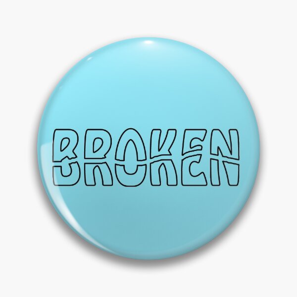 Item preview, Broken cracked black typography designed and sold by Roy Store.