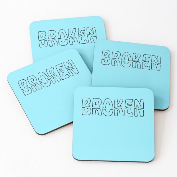 Item preview, Broken cracked black typography designed and sold by Roy Store.
