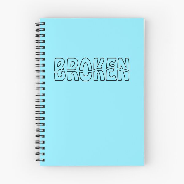 Item preview, Broken cracked black typography designed and sold by Roy Store.