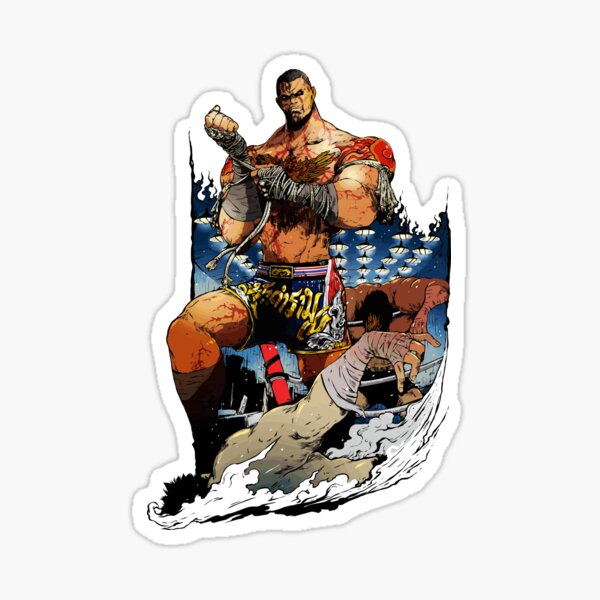 Devil Jin Tekken 7 V2 Weatherproof Anime Sticker 6 Car Decal