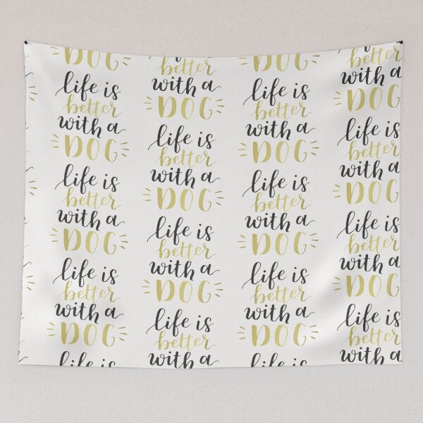 Item preview, life is better with a dog designed and sold by hamdellah.