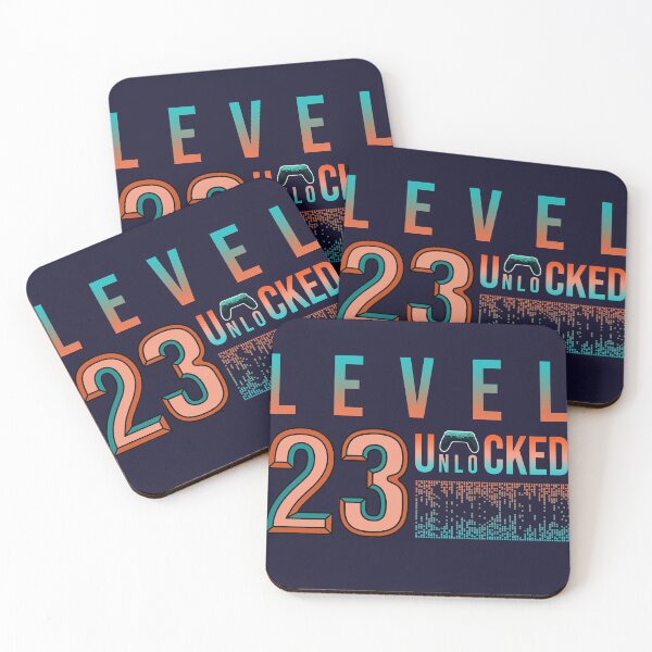 Item preview, 23th Birthday- Level 23 Unlocked- Birthday Gift Or Anniversary Gift For Game Lovers designed and sold by Designhub1000.