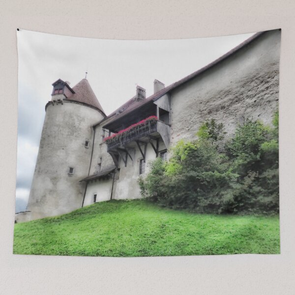 Item preview, Dreamy Gruyeres Castle designed and sold by TwoSmallPtatoes.