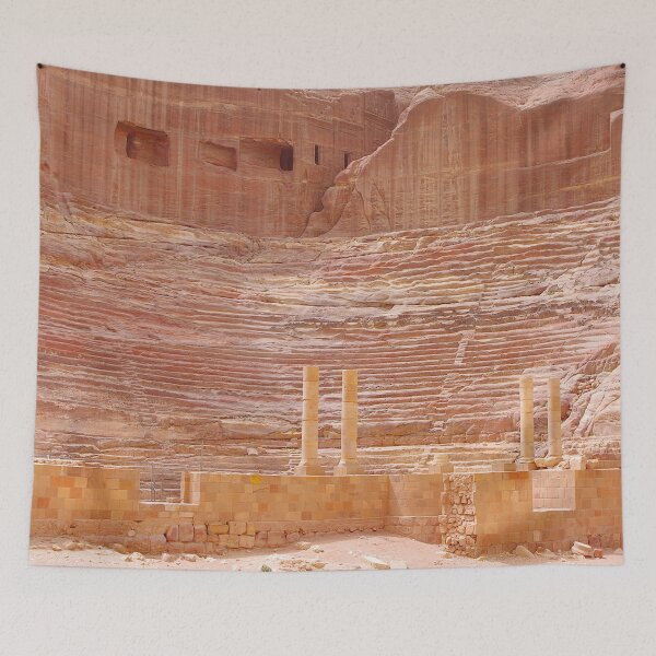 Item preview, Ancient rock theater in Petra designed and sold by frankuffmann.