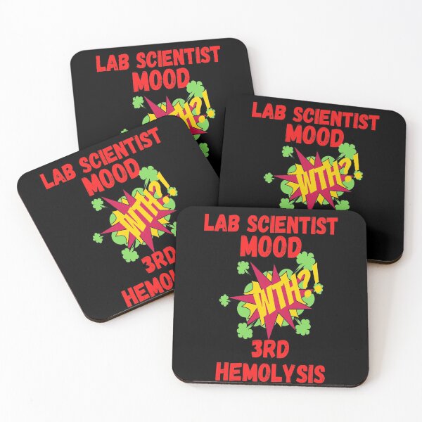 Item preview, LAB SCIENTIST MOOD WTH?! 3RD HEMOLYSIS FUNNY MEDICAL LABORATORY SCIENTIST  designed and sold by Hippiesole.