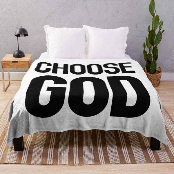 Item preview, God is Great Choose God Christian Fashion T Shirt designed and sold by Status71.