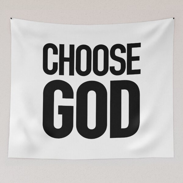 Item preview, God is Great Choose God Christian Fashion T Shirt designed and sold by Status71.