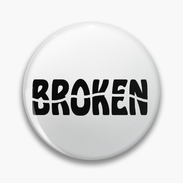 Item preview, Broken cracked black typography designed and sold by Roy Store.