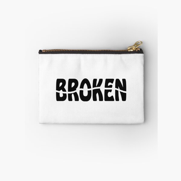 Item preview, Broken cracked black typography designed and sold by Roy Store.
