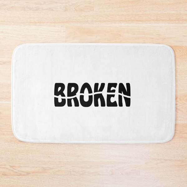 Item preview, Broken cracked black typography designed and sold by Roy Store.