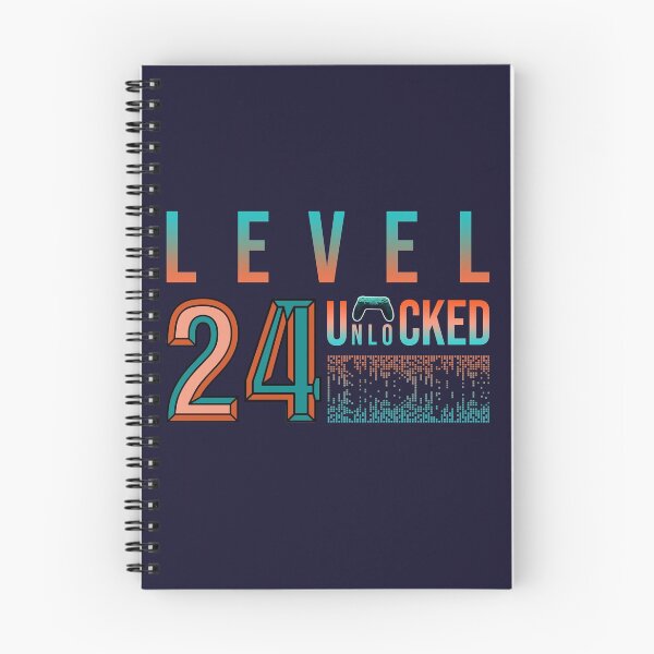 Item preview, 24th Birthday- Level 24 Unlocked- Birthday Gift Or Anniversary Gift For Game Lovers designed and sold by Designhub1000.