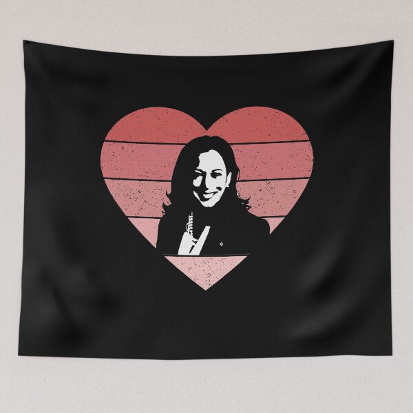 Item preview, Kamala Harris Inauguration Day 2021 Heart Shape designed and sold by PinkyTree.