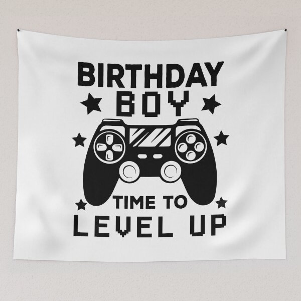 Item preview, birthday boy time to level up designed and sold by binly123.