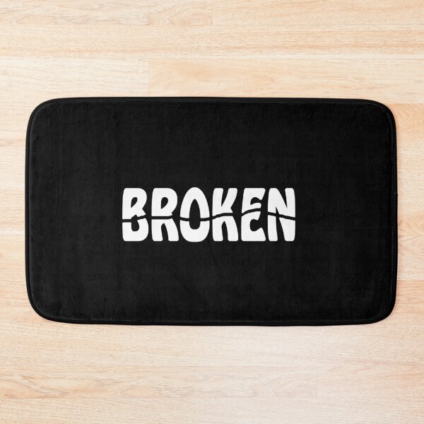 Item preview, Broken cracked white typography designed and sold by Roy Store.