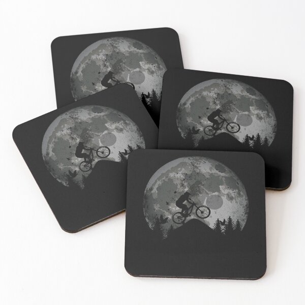 Item preview, Mountain bike jump moon mountains nature downhill designed and sold by shurikaner.