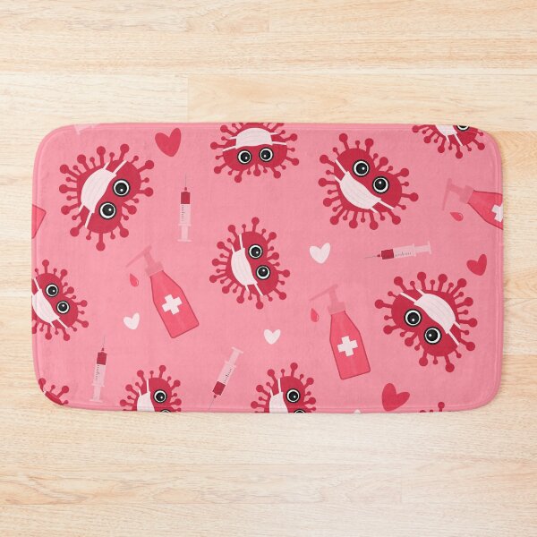Item preview, Pandemic Valentines Day. Cute virus wearing protective mask. designed and sold by LaBelezoka.