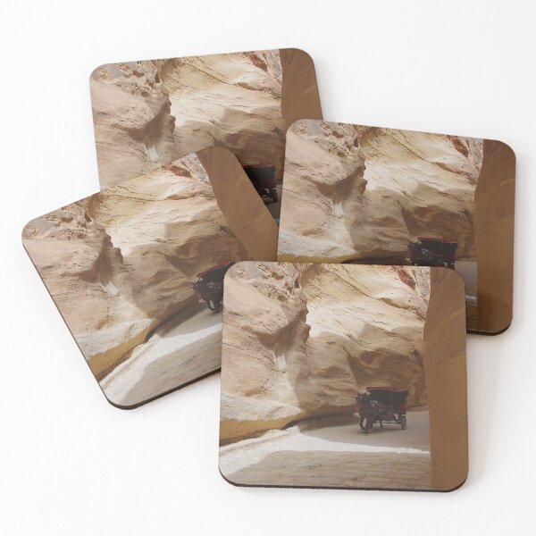 Item preview, Horse-drawn carriage in the Siq of the ancient rock city of Petra in Jordan designed and sold by frankuffmann.