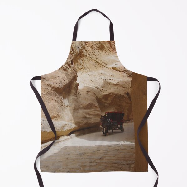 Item preview, Horse-drawn carriage in the Siq of the ancient rock city of Petra in Jordan designed and sold by frankuffmann.