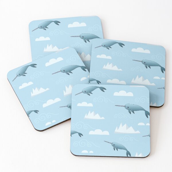 Item preview, dreamy narwhals designed and sold by TraceyHayesArt.