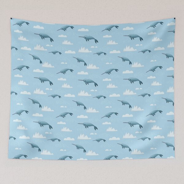 Item preview, dreamy narwhals designed and sold by TraceyHayesArt.