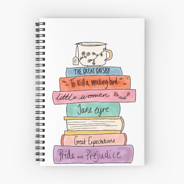 Item preview, Classic books stack and tea designed and sold by bookloversclub.