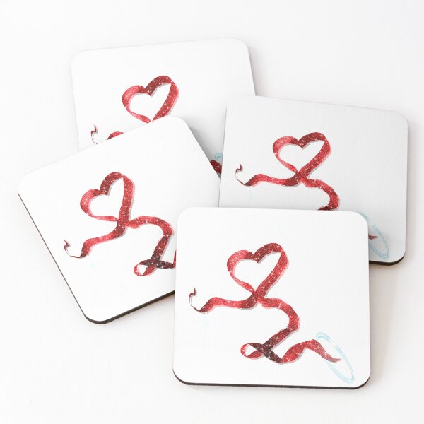 Item preview, Red Thread of Fate Ribbon Valentine's Day Couple Love (Left Side) designed and sold by Jolly-Yosei.